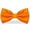 Bright Orange, variant on Men’s Dark Green Pre-tied Bow Tie, Solid Color Adjustable Bowtie