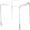 Clear, variant on Plymor Black Acrylic Square Display Riser, 4" H x 4" W x 4" D (1/8" thick) (2 Pack)