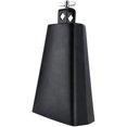 thumbnail image 2 of Campana de vaca de acero y Metal Sincero 7 pulgadas con mango para batería animadores bodas juegos deportivos, 2 of 5