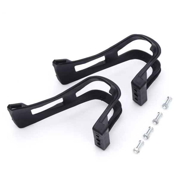Un par de nuevos clips de pedal para bicicleta de ciclismo, sin tirantes, color negro