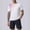 White, variant on FRSASU Men's Activewear Sport Tee Shirt Quick Dry Athletic Running Gym Workout Golf Tennis Top Tee White
