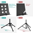 thumbnail image 4 of Soporte portátil para partituras Vekkia Professional con bolsa, 4 of 8
