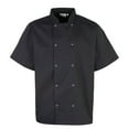 thumbnail image 1 of Premier Veste de Chef à Manches Courtes pour Adulte à Boutons-Pression sur le devant, 1 of 3
