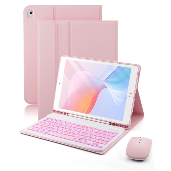 Funda con teclado TUNKARMOR para iPad de 9.ª, 8.ª y 7.ª generación 10.2