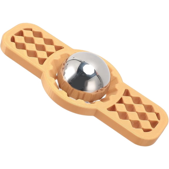 Espresso Cooling Ball, Stainless Steel Reusable Coffee Freezer Ball Coffee Chiller Espresso Maker Accessories for Coffee or Wine (Yellow)