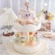 thumbnail image 2 of Máquina Giratoria Para Postres, Soporte De Exhibición Giratorio Multifuncional Duradero Decorativo Automático Seguro Para Postres Para Bodas En Casa, 2 of 8