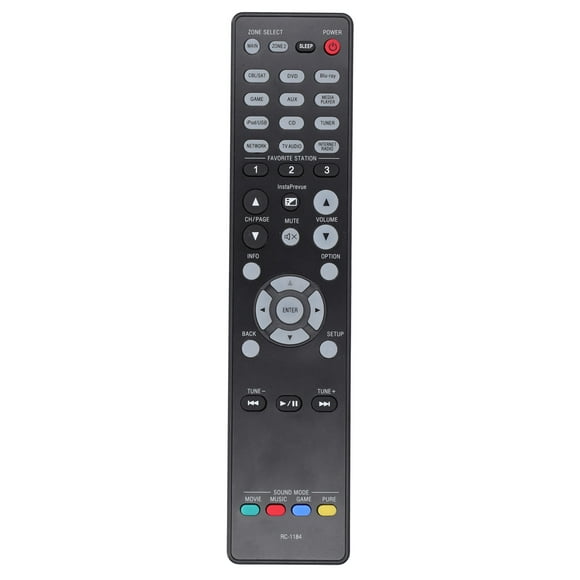 Mando a distancia para televisores Denon RC1184/RC1183/AVRX3000/AVRX2000/AVRE400/AVR2313