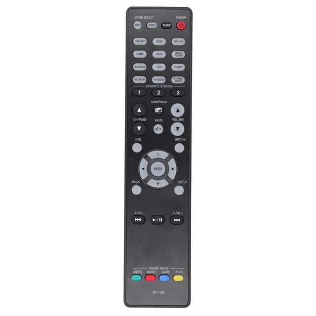 Mando a distancia para televisores Denon RC1184/RC1183/AVRX3000/AVRX2000/AVRE400/AVR2313