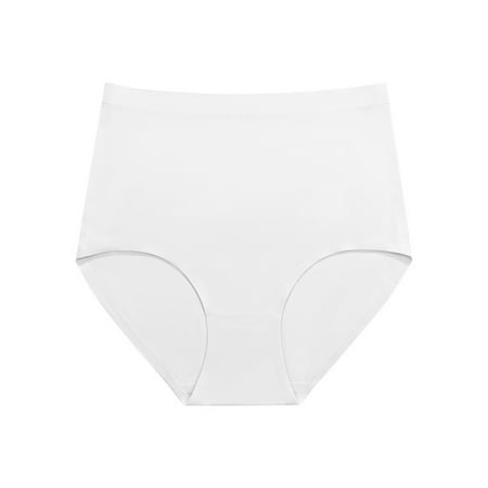Cotton Underwear Womens Shapewear Tummy Underwear High Waisted Body Shaper Butt Lifting Panties Ice Silk Lightweight Underpant Briefs Womens Tummy Underwear White M