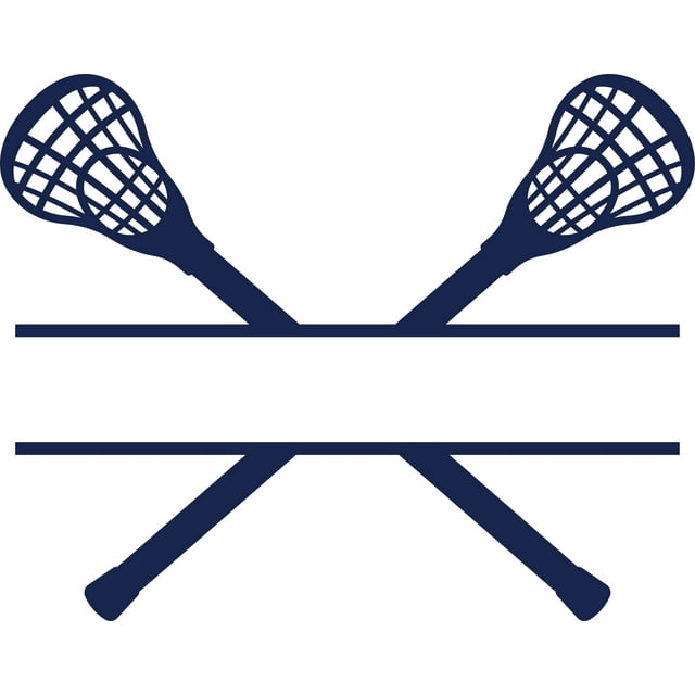 Lacrosse Stick Outdoor Team Sports Customized Wall Decal Custom Vinyl