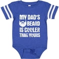 thumbnail image 3 of Inktastic My Dad's Beard is Cooler Than Yours in White Boys Baby Bodysuit, 3 of 5
