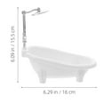 thumbnail image 6 of Pungan mini bathtub Miniature Bathtub Model Miniature Doll House Furniture Doll House Furniture Model,6.3"X6.1"X3.74", 6 of 10