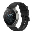 thumbnail image 4 of Adecuado para Huawei Watch GT 2 Pro Versión Oficial Correa Silicona 22MM Hebilla Acero (negro), 4 of 9