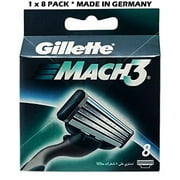 Mach3 Refill Cartridge Blades for Mach 3, 8 Ct.