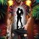 thumbnail image 1 of Ceisia Men Casual Round Neck Printing Pullover Fitness Gift Sports Short Sleeve T-Shirt - Valentine's Day Casual Tops, 1 of 5