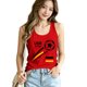 thumbnail image 5 of Women's Football Graphic Tank Tops, Women's Sleeveless Running Tank Top, Breathable Lightweight Sports Vest for Workout, Gym, Yoga, Training for Soccer Tournament 2026 Red Size: XL, 5 of 5