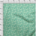 thumbnail image 3 of oneOone Georgette Viscose Light Mint Green Fabric Florals Fabric For Sewing Printed Craft Fabric By The Yard 42 Inch Wide-X7, 3 of 6