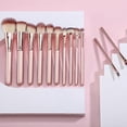 thumbnail image 4 of Makeup Brush Set Basic makeup brush set, 12 pcs. Beginner's Makeup Utensils Makeup Brushes, 4 of 5