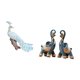 thumbnail image 5 of Majestuoso Conjunto De Esculturas De Pavo Real Y Elefante, Adorno Decorativo Para Jardín Y Hogar, Artesanía Para Patio, Escritorio, Estante, Decoración De Oficina., 5 of 8