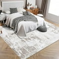 thumbnail image 3 of YUSAZENS 5 x 7 Non-Slip Washable Rug Runner, Abstract Soft Carpet with Rubber Backing, Durable Long Runner for Hallways, Kitchen, Bedroom, Bathroom, Entryway Beige, 3 of 7