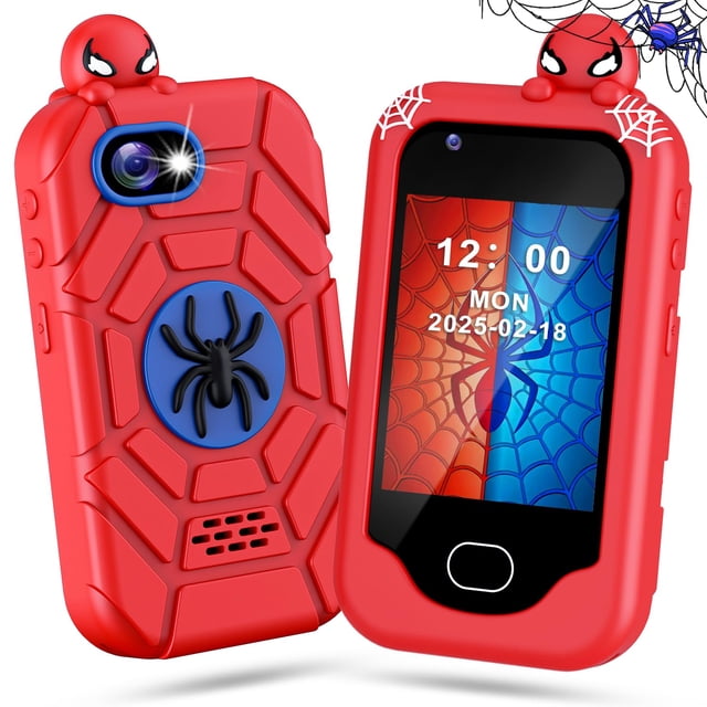 Teléfono infantil GOCINA de juguete con pantalla táctil de 4.2 pulgadas y cámaras duales de 32 GB