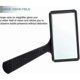 thumbnail image 3 of 10X Portable Magnifying Glass, Rectangular Magnifier, Scratch-Resistant Glass Lens for Seniors Reading, Hobby, Repair, Observation, 3 of 4