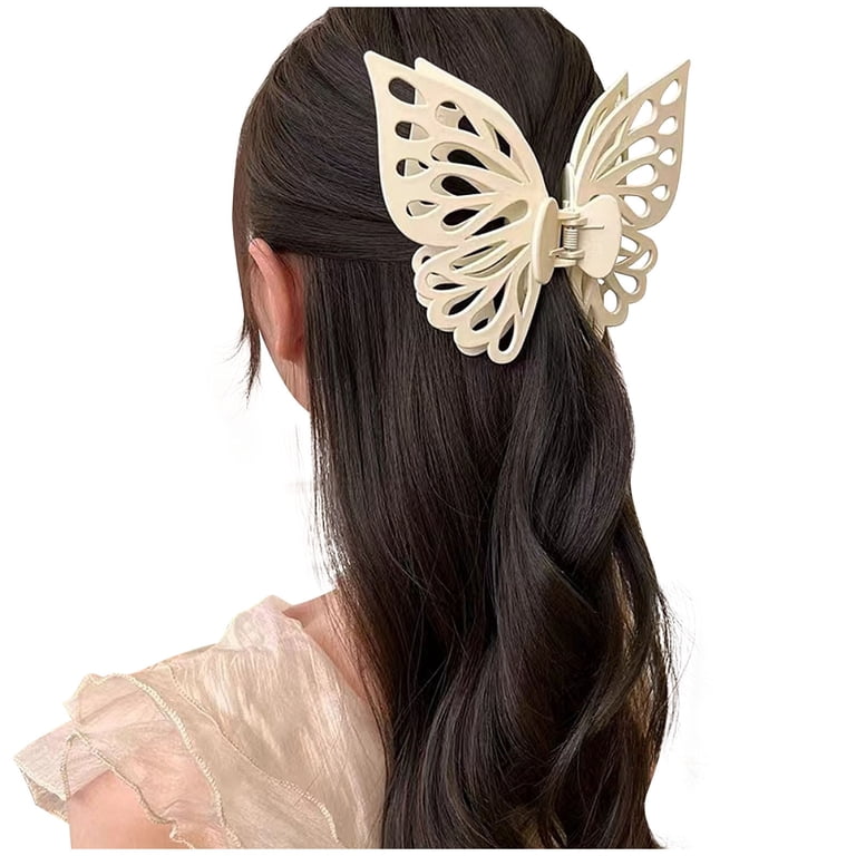 Censtreet Large Non-Slip Metal Sparkly Butterfly Hair Jaw  display picture 3