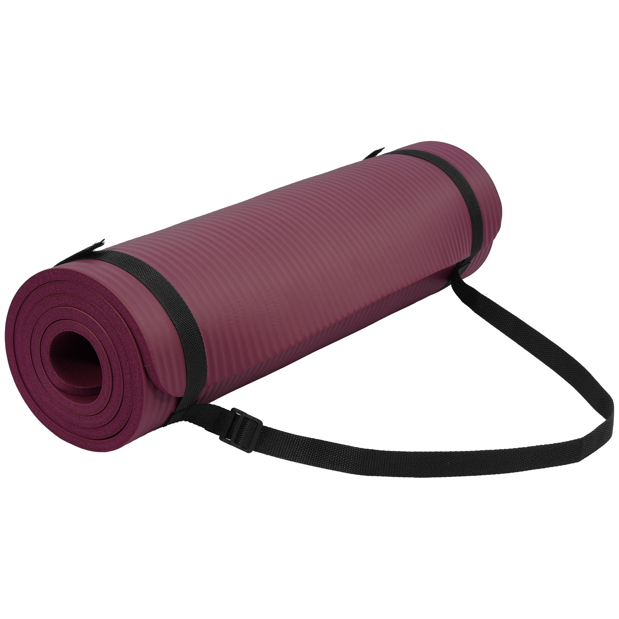 Flexwave Non-Slip Exercise Mat 71" × 24" ½" Red photo 1