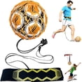 thumbnail image 1 of Cinturón de entrenamiento de fútbol (balón de fútbol no incluido), bolsillos de malla de colores aleatorios, cinturón ajustable para niños como ayuda para el entrenamiento de control de práctica, 1 of 5