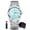 Sky Blue, variant on Business Men's Stainless Steel Waterproof Luminous Quartz Watches with Dual Calendar Display
