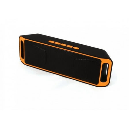 Orange Speakers Radio Stereo Outdoor Portable Subwoofer Wireless Outdoor For Computer Smart Phones MP3 USB FM Stereo