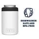 thumbnail image 5 of Aislador de latas YETI Rambler Colster, 355 ml, blanco, para lata estándar, 5 of 9