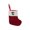 C, variant on JIhuahe Christmas Socks Candy Boots with Small Bells, 26 Letter Knit Embroidered 3D Hanging Ornament Gift Bag, for Fireplace, Holiday Decor,I