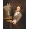 thumbnail image 3 of Adrien Carpentiers 20x24 Black Modern Framed Museum Art Print Titled - Louis-Francois Roubiliac Modelling His Monument to Shakespeare, 3 of 5