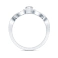 thumbnail image 3 of Rosec Jewels Lab Created Diamond Heart Engagement Ring with Halo, EF-VS Grade - Ready to Gift, 925 Sterling Silver, US 4.00, 3 of 9