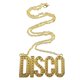 thumbnail image 4 of Disco Necklace Alloy Necklace for Decoration Golden Hip Hop Jewelry, 4 of 5