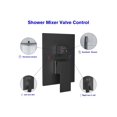 thumbnail image 4 of Lordear Shower System 10 Inch Rain Shower head Bathroom Shower Faucet Set Trim Kit with Valve Combo,Black, 4 of 5