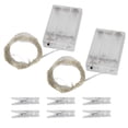 thumbnail image 3 of Cadena de luces con clip para fotos, luces decorativas navideñas con 80 clips para bodas, 3 of 8
