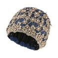 thumbnail image 1 of kurtrusly Bonnet de Mode pour Femmes Confortable Chapeau de Chimiothérapie Anti-Cancer Bleu Foncé 1Set, 1 of 6