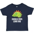thumbnail image 3 of Inktastic Nonna and Papa Love Me Boys Grandchild Dinosaur Boys Baby T-Shirt, 3 of 5