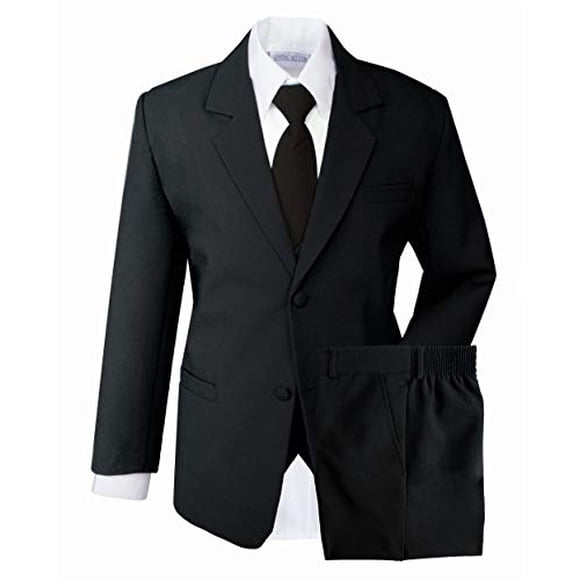 Spring Notion Boys' Formal Black Dress Suit Set 3T
