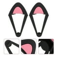 thumbnail image 5 of RENACLIPY Black Cat Ear Silicone Headphone Accessories, Cute and Stylish Earbud Decorations for Headphones, 5 of 8
