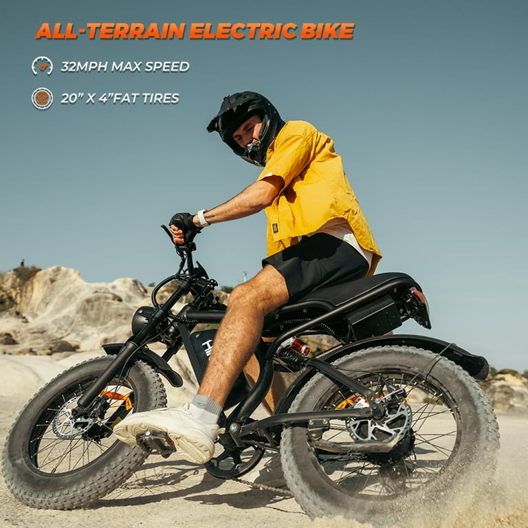 20" Fat Tire Electric Bike for Adults, 1500W Adults Ebike, 48V 13Ah Battery Electric Mountain Bike UL2849