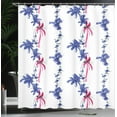 thumbnail image 4 of Ambesonne Traditional Shower Curtain, Native Effect, 69"Wx84"L, Purple, 4 of 5