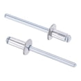 thumbnail image 1 of Unique Bargains 5mm Diameter 10mm Grip Length Silver Tone Aluminum Blind Rivets 60 Pack, 1 of 4