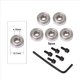 thumbnail image 5 of 5X Juego de Rodamientos de Cabeza de Cortador de Brocas de Enrutador de Rodamientos Superiores Kit de Accesorios de Rodamientos de Bolas Interior 4,76 mm Exterior 12,7 mm, 5 of 5
