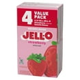 thumbnail image 5 of Jell-O Strawberry Gelatin Dessert Mix Value Pack, 4 ct Pack, 3 oz Boxes, 5 of 9