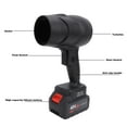 thumbnail image 3 of Powerful Turbofan Electric Duster, ABS Cordless Handheld Dust Blower, Multifunctional for Home Car Keyboard Camping, 3 of 7