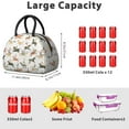 thumbnail image 4 of Reusable Horse Lnsulated Lunch Bag for Women & Men - Leakproof Water-Resistant Cooler Tote, Large Capacity for Work,Travel,Picnic,Beach & Office., 4 of 4