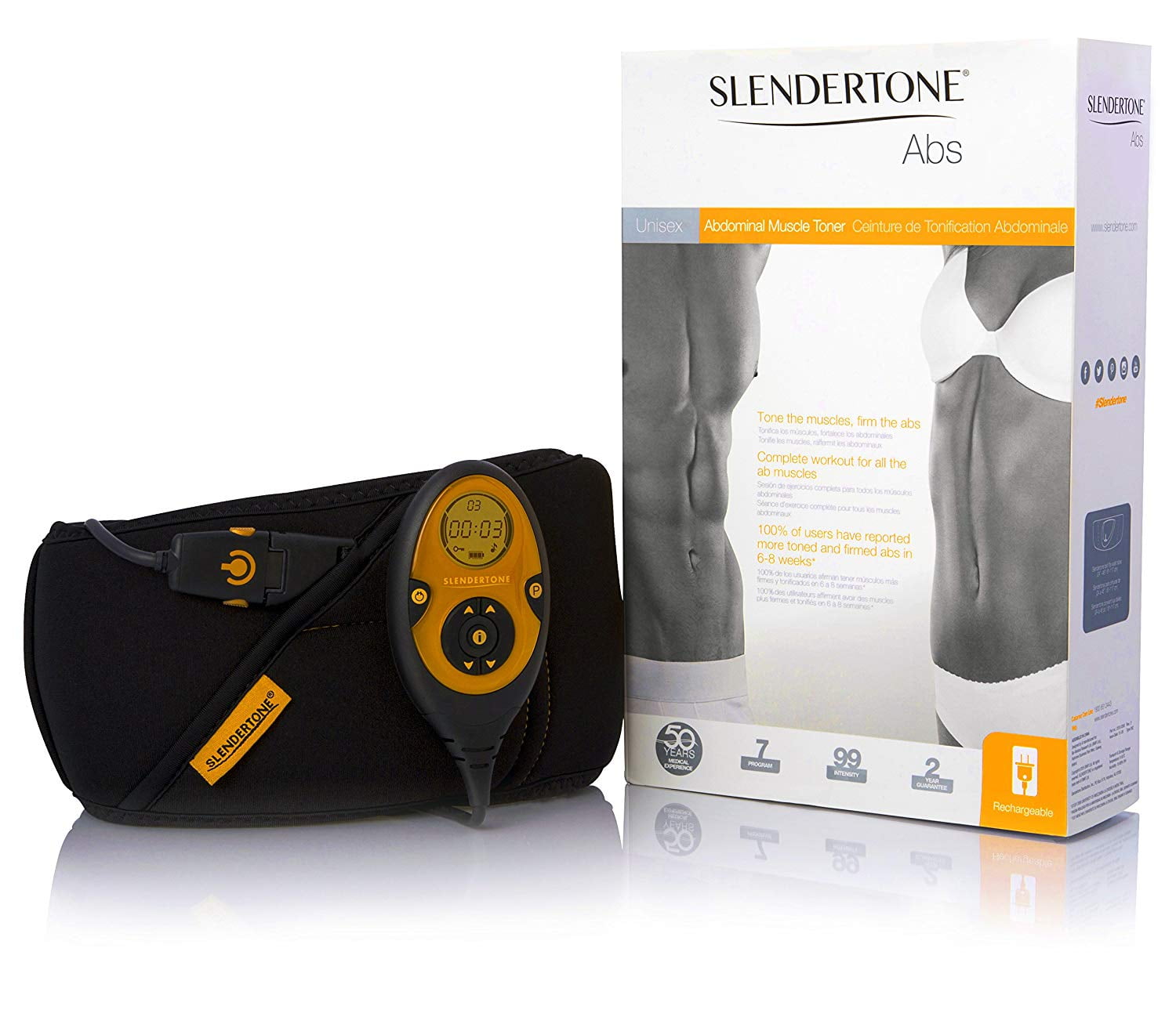 Slendertone Abs Abdominal Muscle Toner With Belt, Controller, Charger